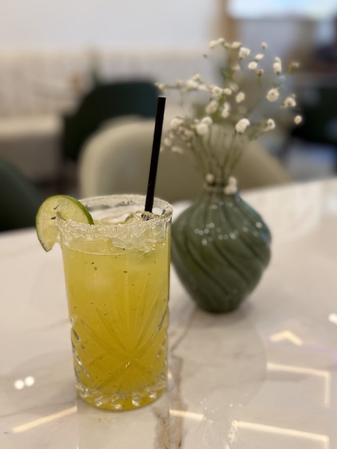An iced citrus drink