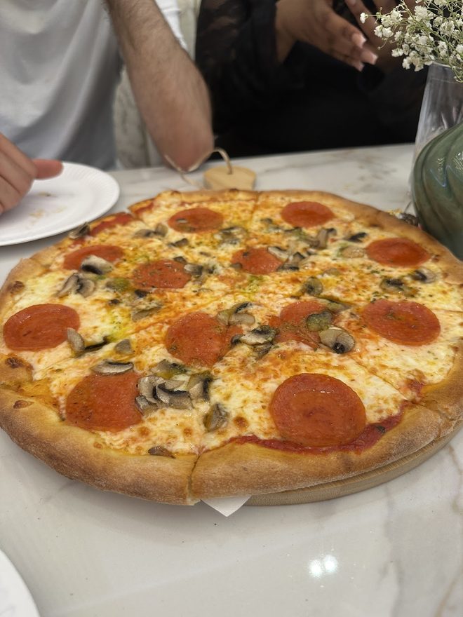 Pepperoni pizza