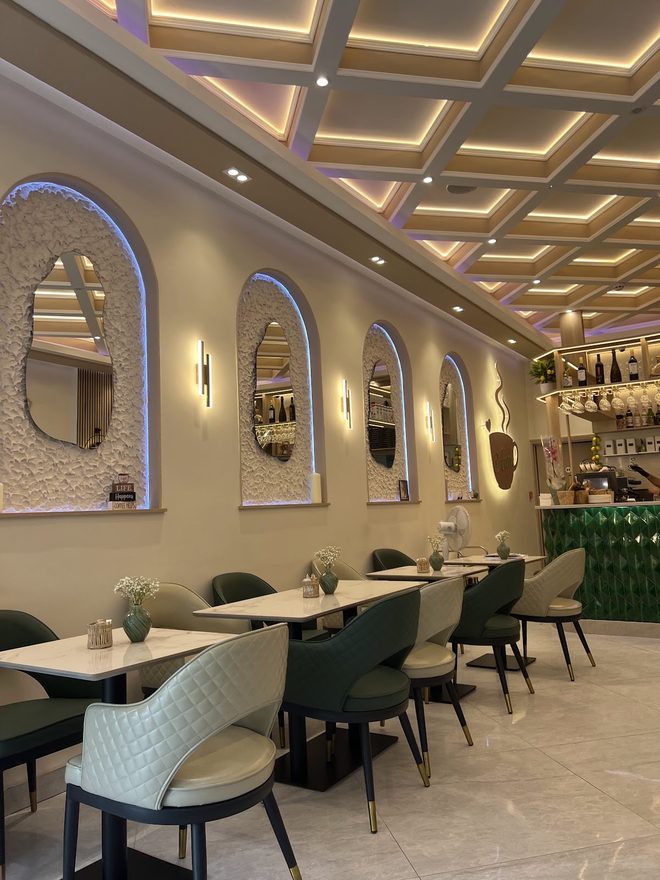 The dining room